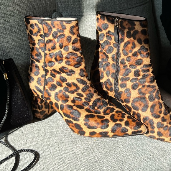 J. Crew Sadie boots in Leopard Calf Hair - Picture 3 of 8
